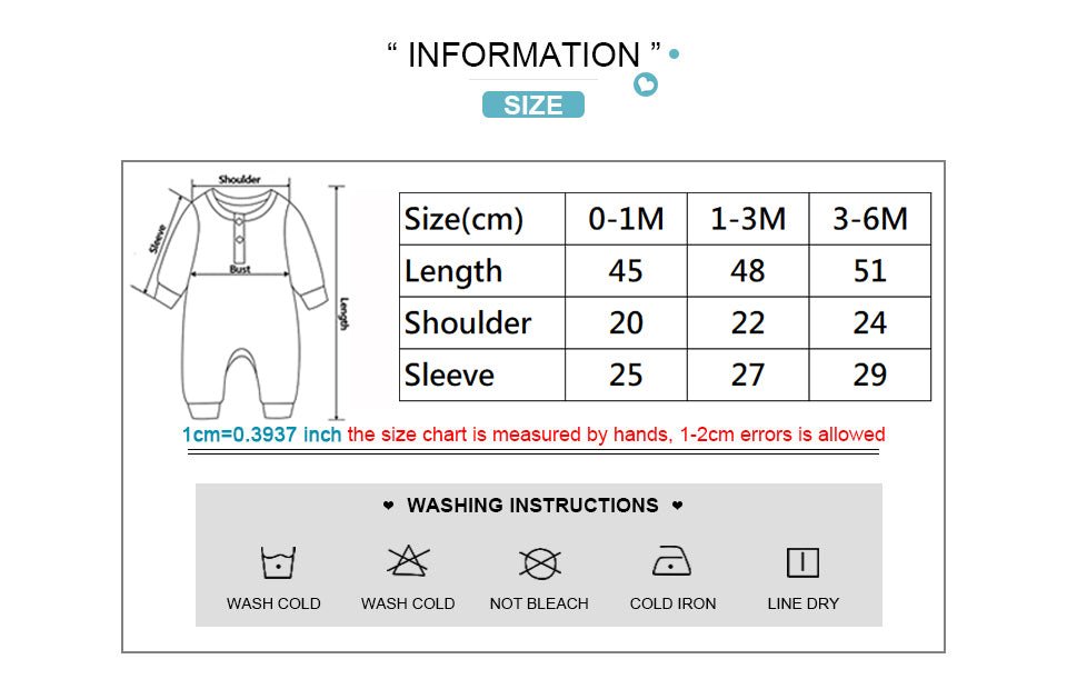 100% Cotton Newborn Rompers Wing Baby Winter Clothes - kiddiezoom