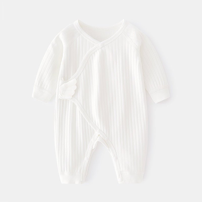 100% Cotton Newborn Rompers Wing Baby Winter Clothes - kiddiezoom