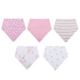 2024 Baby Bib 5pcs Sets Infant Newborn - kiddiezoom
