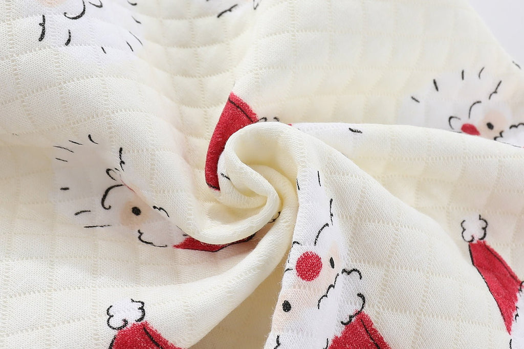 2024 Christmas Baby Rompers+Baby Bib - kiddiezoom