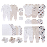 Lot de 22 tenues et ensembles pour bébés de 0 à 3 mois, vêtements pour nouveau-nés en coton, cadeau