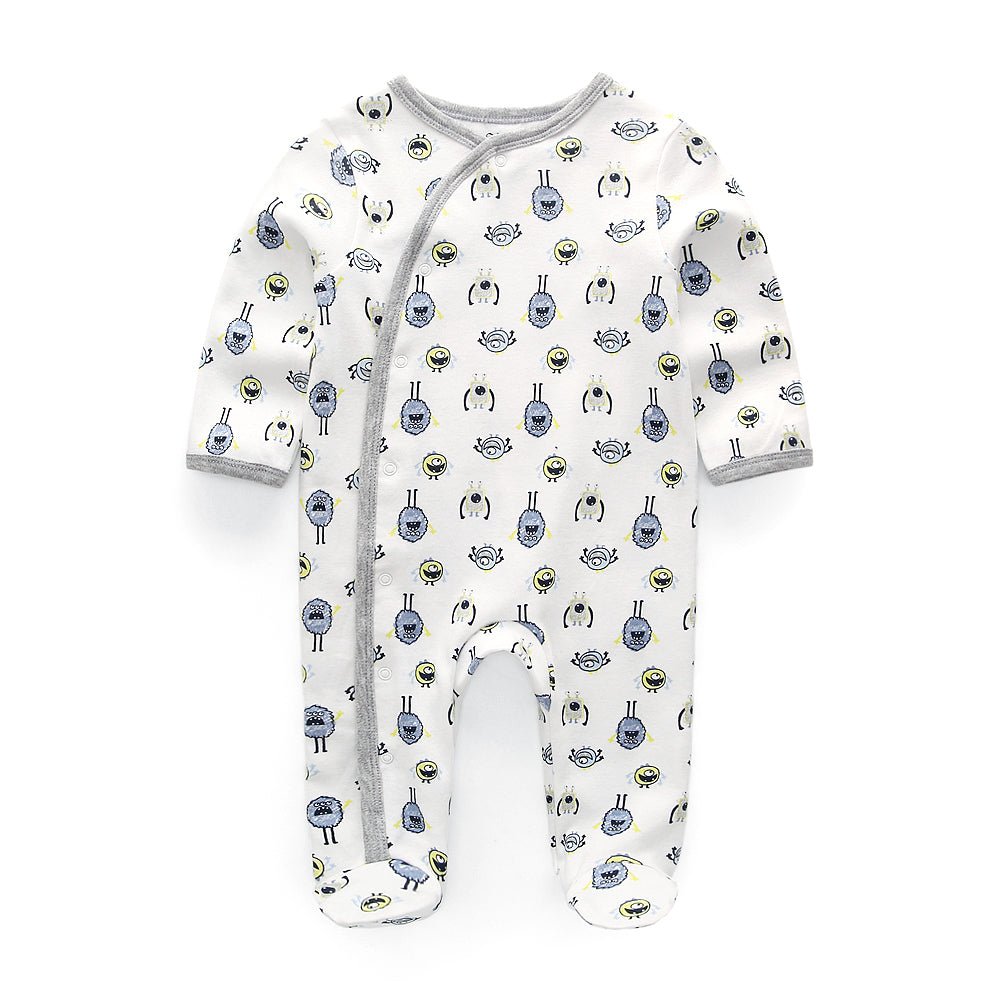 2Pcs/set Baby Rompers Long Sleeve Cotton Jumpsuit - kiddiezoom