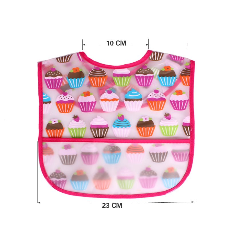 3pcs Baby&Kids Water Resistant Fruit&Veggie PEVA Waterproof - kiddiezoom