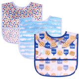 3pcs Baby&Kids Water Resistant Fruit&Veggie PEVA Waterproof - kiddiezoom