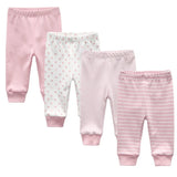 4pcs Baby Newborn Casual Trousers