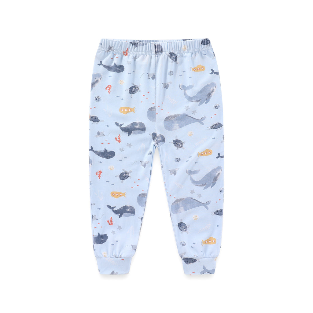Ensemble 2 pièces unisexe pour garçon avec motif baleine