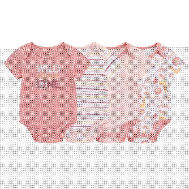 Baby Bodysuits Bear 4pcs Set Outfit Clothing - kiddiezoom