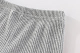 Baby Newborn Pants Solid Ribbed Trousers - kiddiezoom