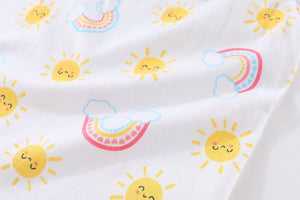 Baby Newborn Short Sleeves Bodysuits Girls Onesies - kiddiezoom