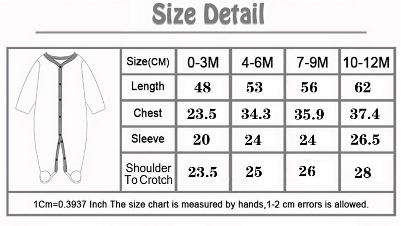 Baby Rompers Long Sleeve Printed Jumpsuit - kiddiezoom
