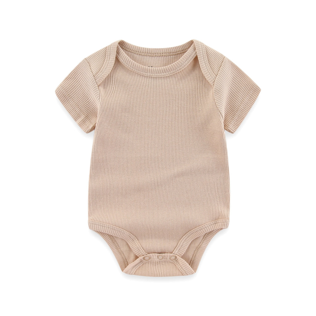 Baby Yellow Bodysuits Ribbed Clothing - kiddiezoom