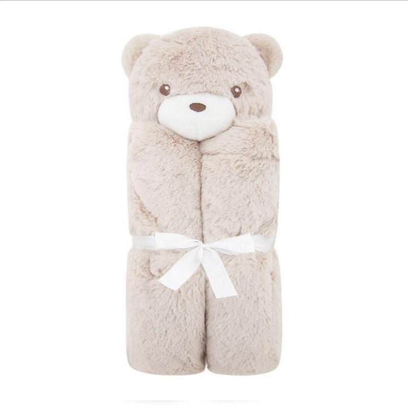 Cute Cartoon Soft Baby Blanket And Swaddling Fleece - kiddiezoom