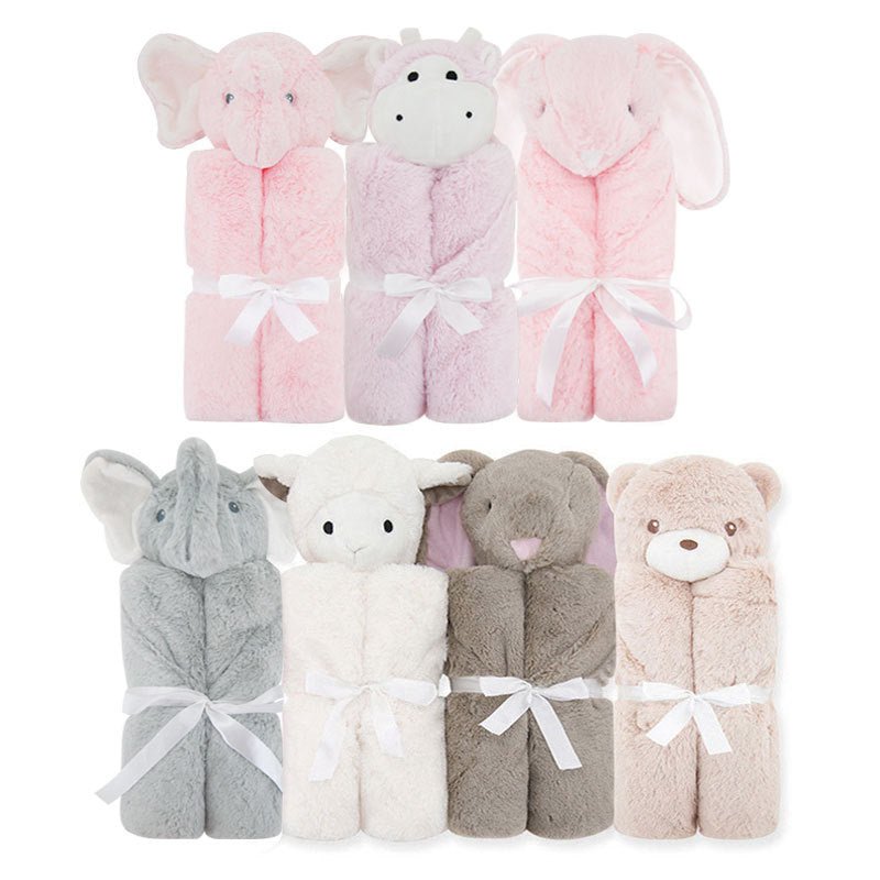 Cute Cartoon Soft Baby Blanket And Swaddling Fleece - kiddiezoom