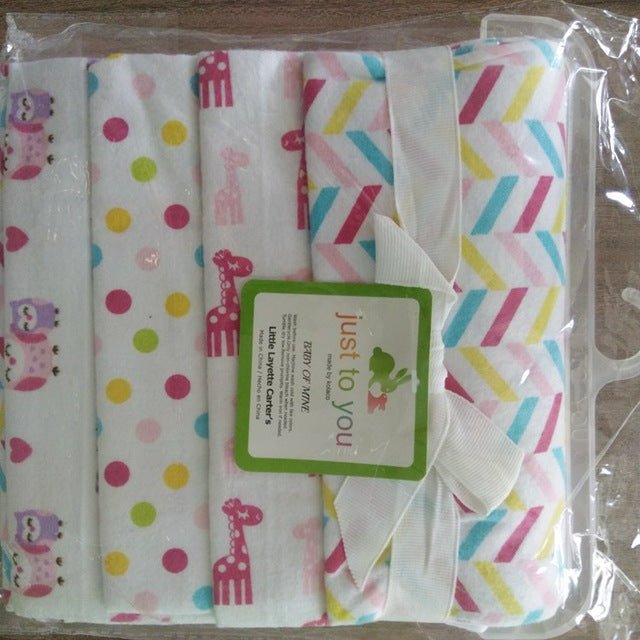 New Sale Baby Blanket Bedding 4 Count Flannel Blankets - kiddiezoom
