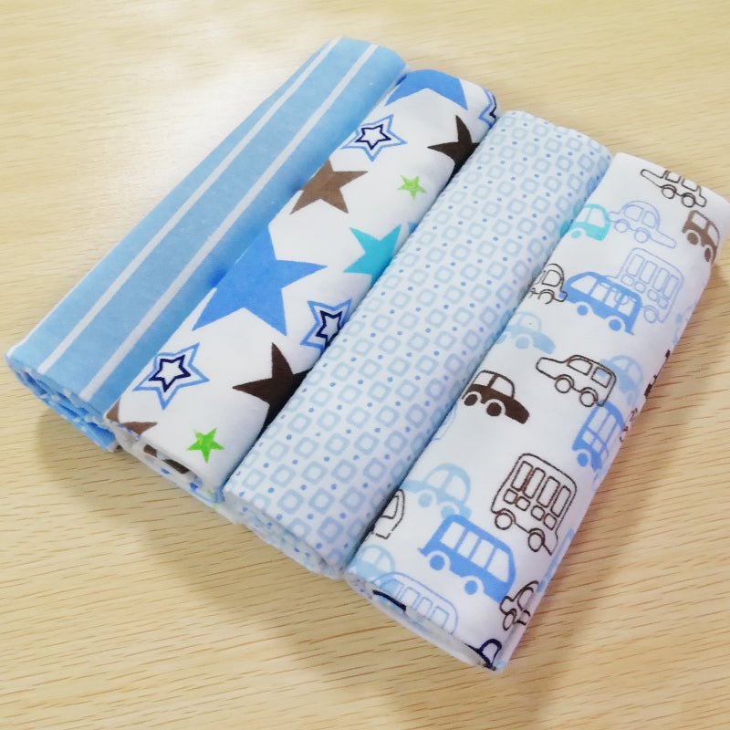 New Sale Baby Blanket Bedding 4 Count Flannel Blankets - kiddiezoom