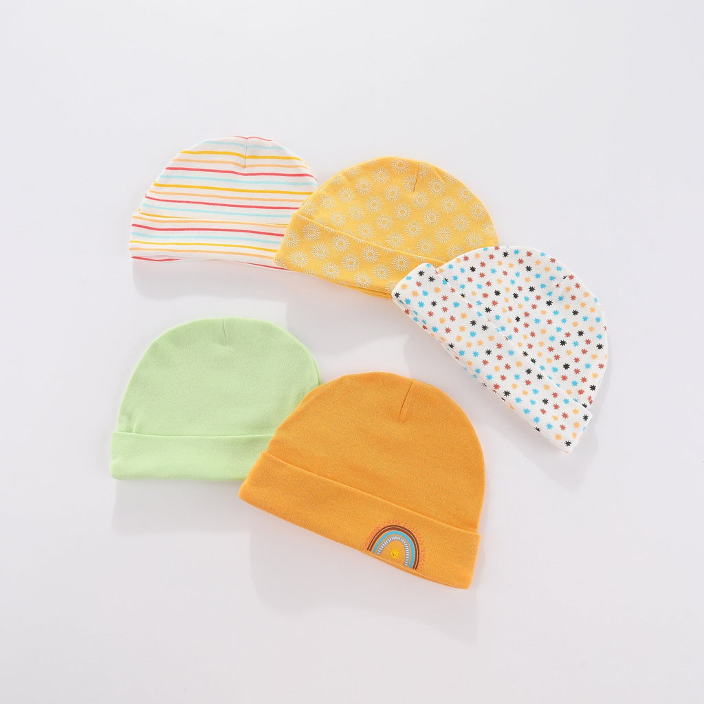 Newborn Baby Hat Bear Cap 5pcs Set - kiddiezoom