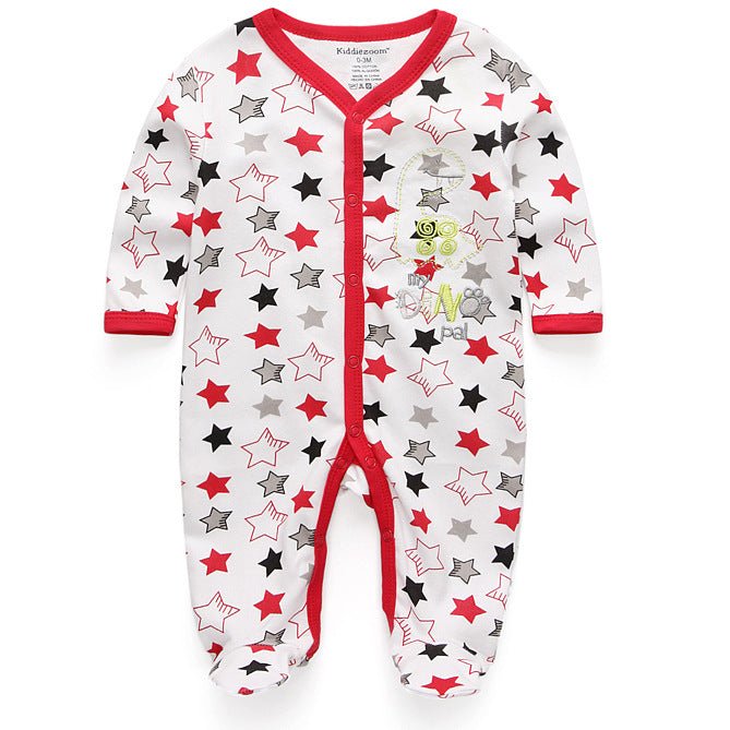 Newborn Teddy Bear Onesie Baby Cotton Rompers Clothing - kiddiezoom