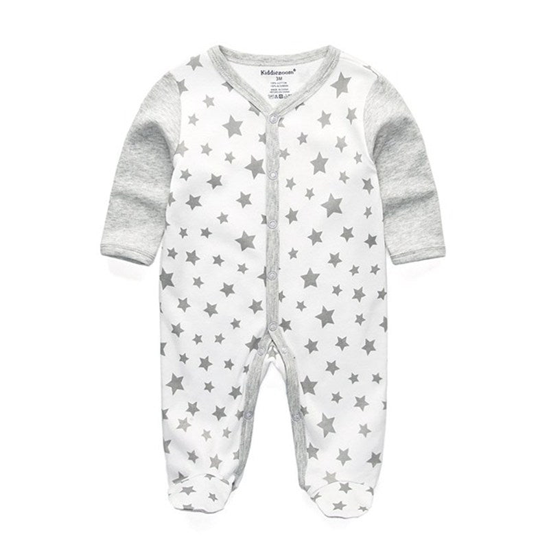 Newborn Teddy Bear Onesie Baby Cotton Rompers Clothing - kiddiezoom