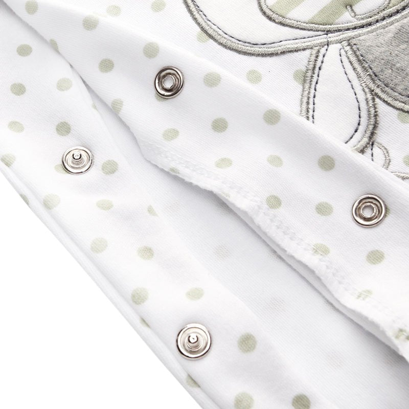 Newborn Teddy Bear Onesie Baby Cotton Rompers Clothing - kiddiezoom