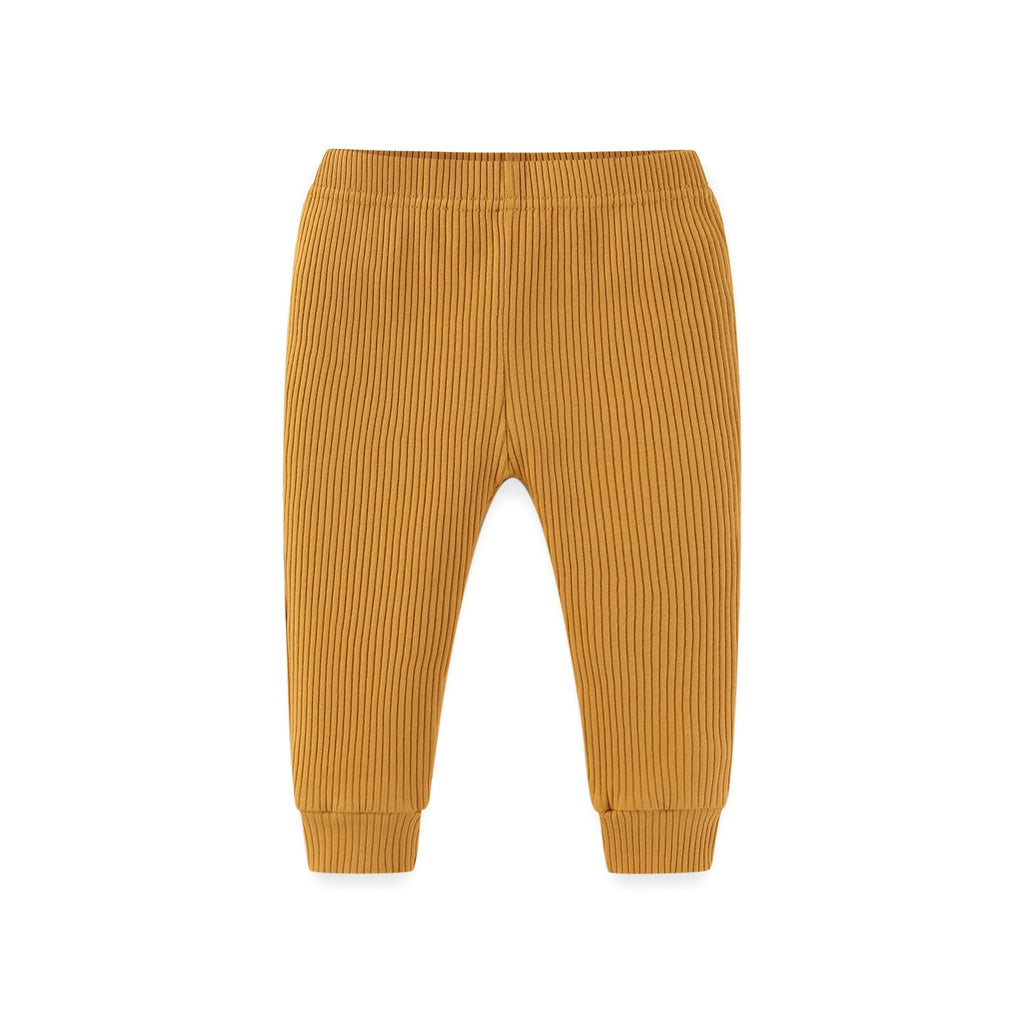 Ribbed Baby Newborn Pants Solid Trousers - kiddiezoom