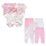 100% Cotton Baby Bodysuits Newborn Onesies 10 Pack Set - kiddiezoom