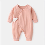 100% Cotton Newborn Rompers Wing Baby Winter Clothes - kiddiezoom