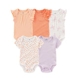 100% Natural Cotton Baby Bodysuits Newborn Clothes Sets - kiddiezoom