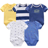 2024 Cotton Baby Bodysuits Clothing 5pcs Set