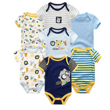 2024 Bodysuits 7PCS Baby Romper Top Quality - kiddiezoom