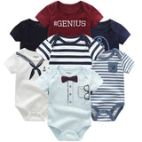 2024 Bodysuits 7PCS Baby Romper Top Quality - kiddiezoom