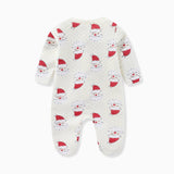 2024 Christmas Baby Rompers+Baby Bib - kiddiezoom