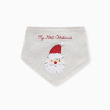 2024 Christmas Baby Rompers+Baby Bib - kiddiezoom