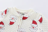 2024 Christmas Baby Rompers+Baby Bib - kiddiezoom