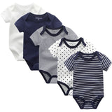 2024 Cotton Baby Bodysuits Clothing 5PCS Set - kiddiezoom