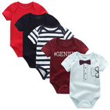 2024 Cotton Baby Bodysuits Clothing 5PCS Set - kiddiezoom