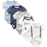 2024 Cotton Baby Bodysuits Clothing 5PCS Set - kiddiezoom