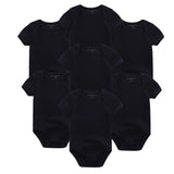 2024 Girls Bodysuits Top Quality 7PCS Baby Romper - kiddiezoom