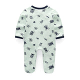 2/3/4pcs Baby Rompers Long Sleeve Printed Jumpsuit - kiddiezoom