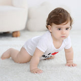 2Pcs Baby Bodysuits Cotton I Love Papa Mama - kiddiezoom