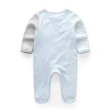 2Pcs/set Baby Rompers Long Sleeve Cotton Jumpsuit - kiddiezoom