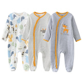 3 Pcak Baby Rompers Newborn Onesies Set - kiddiezoom