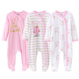 3 Pcak Baby Rompers Newborn Onesies Set - kiddiezoom