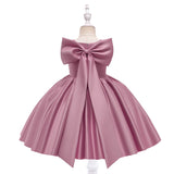 Baby Girls Formal Dresses Bow Birthday Occasion Dresses