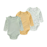 3-teiliges Baby-Bodysuit-Spielanzug-Set für Kleinkinder 