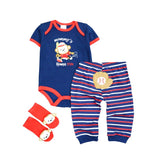 3Pcs Baby Bodysuits+Pants+Socks Sets Girls - kiddiezoom