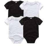 4pcs Baby Clothing 0 - 12m Bodysuits Onesies - kiddiezoom