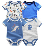 4pcs Baby Clothing 0 - 12m Bodysuits Onesies - kiddiezoom