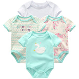 4pcs Baby Clothing 0 - 12m Bodysuits Onesies - kiddiezoom