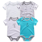 4pcs Baby Clothing 0 - 12m Bodysuits Onesies - kiddiezoom