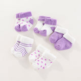 5Pair Baby Socks Cotton Non - Sliding 0 - 12months - kiddiezoom